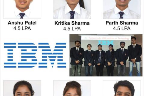 [ PLACEMENT 2020 ] IBM selects 6 Techno NJR Students