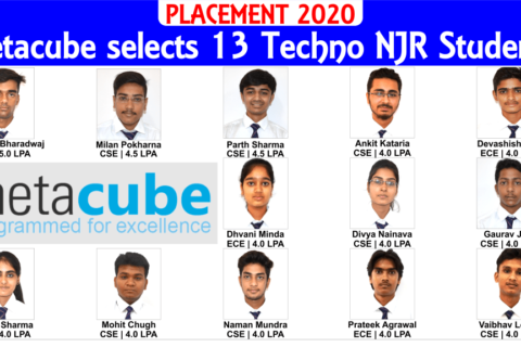 [ PLACEMENT 2020 ] Metacube selects 13 Techno NJR Students