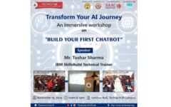 Techno NJR hosted an exclusive workshop: "Build Your First Chatbot" designed to ignite your AI potential!